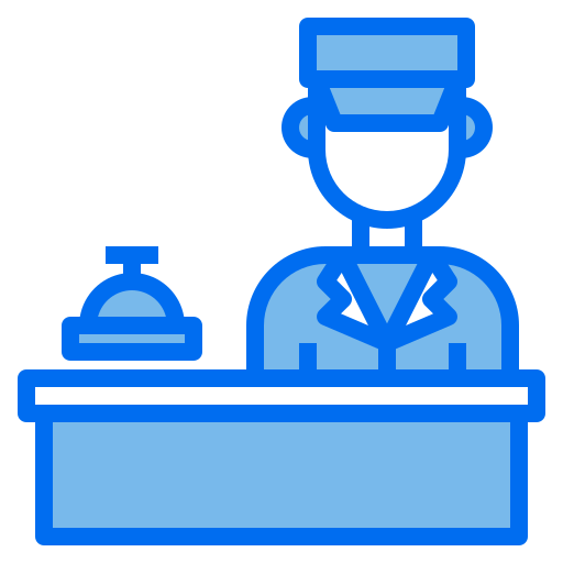 recepcionista Payungkead Blue icono