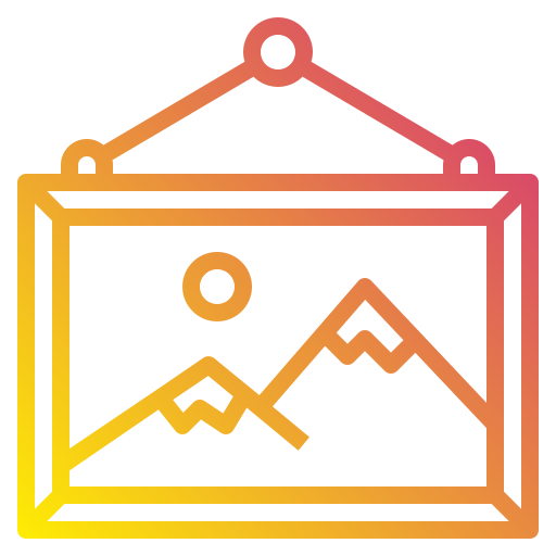 Frame Payungkead Gradient icon