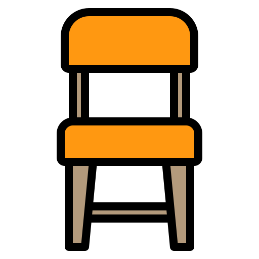 Chair Payungkead Lineal Color icon