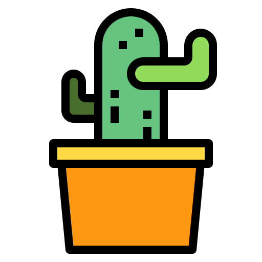 cactus Payungkead Lineal Color icono