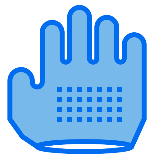 Glove Payungkead Blue icon