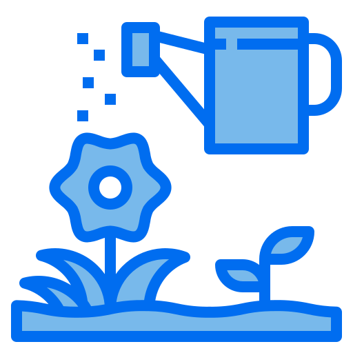 Watering can Payungkead Blue icon
