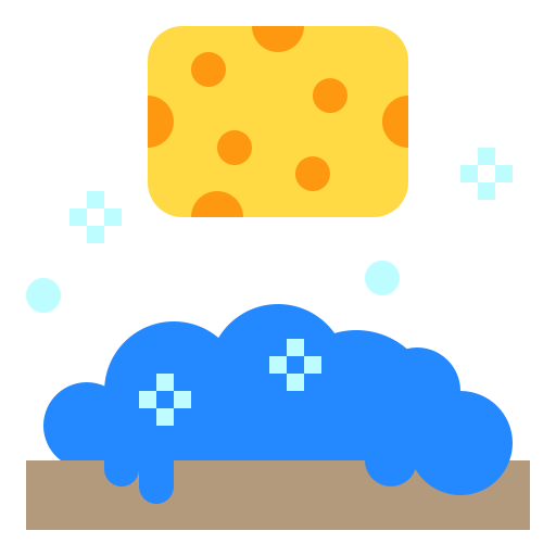 Sponge Payungkead Flat icon