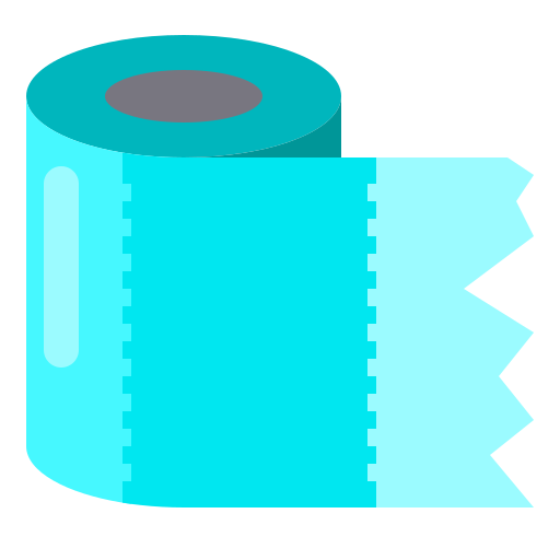 Toilet paper Payungkead Flat icon
