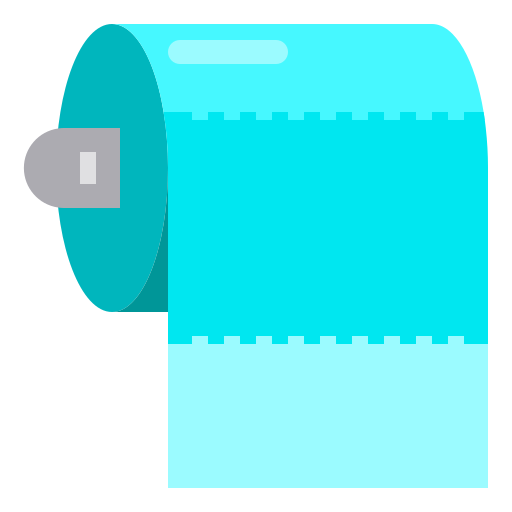 toilettenpapier Payungkead Flat icon