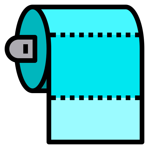 トイレットペーパー Payungkead Lineal Color icon