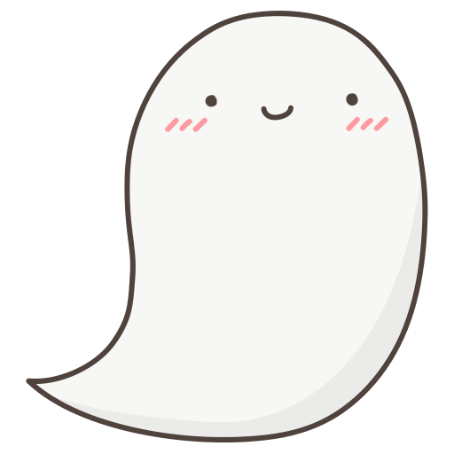 Ghost Generic Thin Outline Color icon