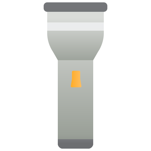 taschenlampe Amethys Design Flat icon