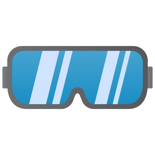 Safety glasses Amethys Design Flat icon