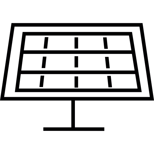 panel solar  icono