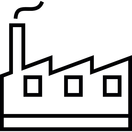 fabrieksgebouw  icoon