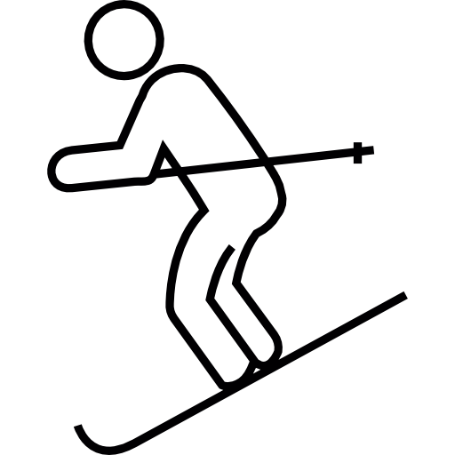 esquí  icono