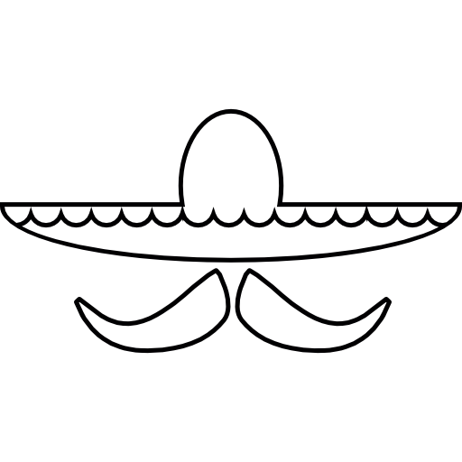 chapéu mexicano  Ícone