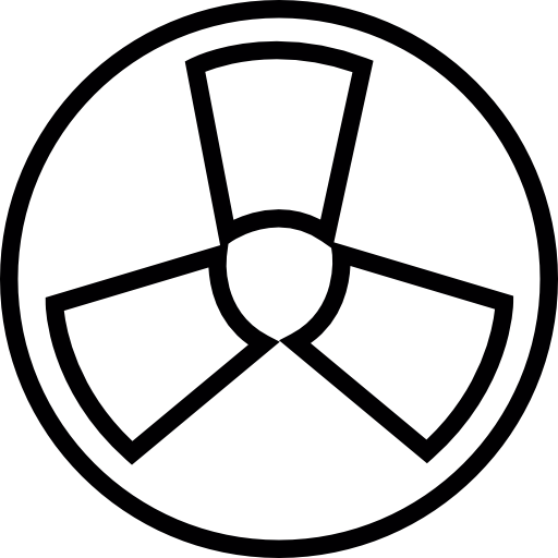 radioattivo  icona
