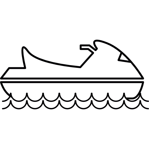 Water jet ski  icon