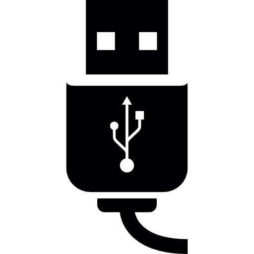 conector usb serie universal  icono