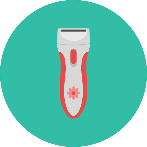 maquinilla de afeitar Roundicons Circle flat icono