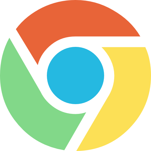 google chroom Basic Miscellany Flat icoon