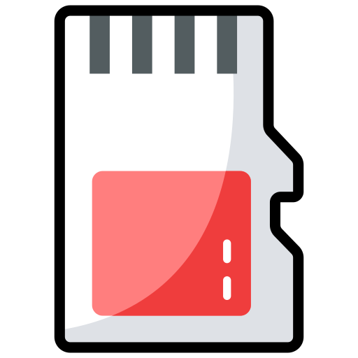 sd-karte Generic Outline Color icon
