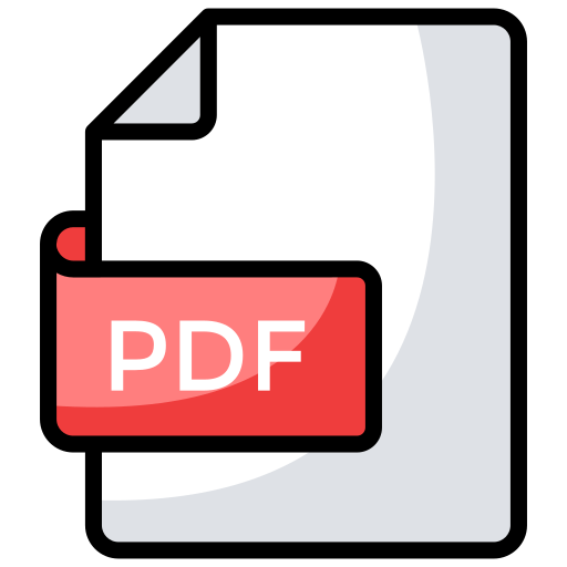 archivo pdf Generic Outline Color icono