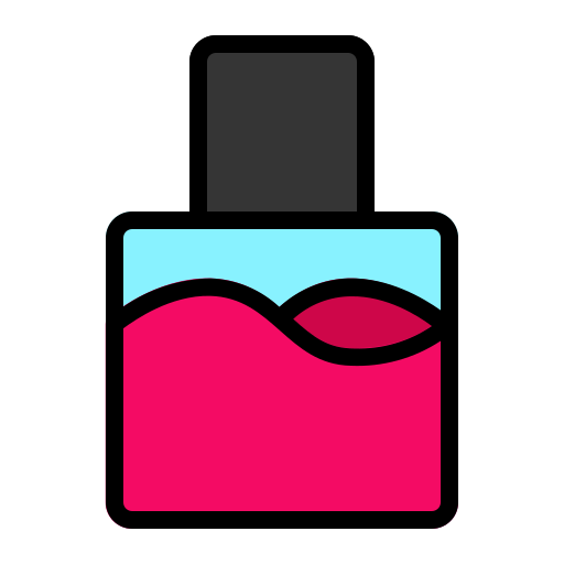 Бутылка лака для ногтей Andinur Lineal color иконка