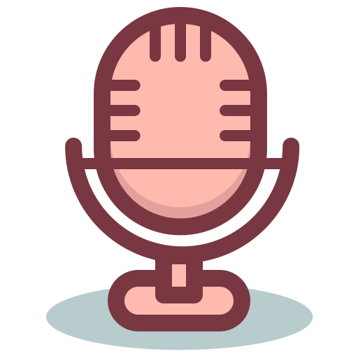 microfono Pixel Buddha Premium Lineal color icona