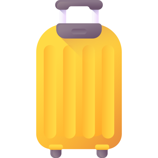 Luggage 3D Color icon