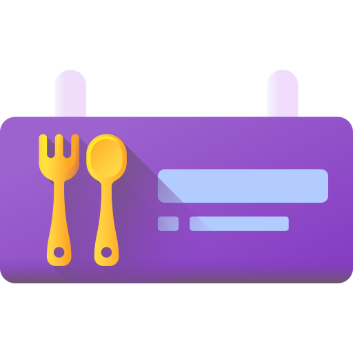 레스토랑 3D Color icon