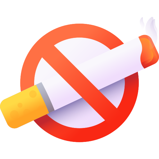 rauchen verboten 3D Color icon