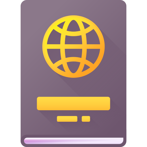 여권 3D Color icon