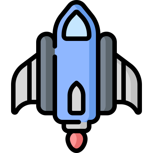 Spaceship Special Lineal color icon