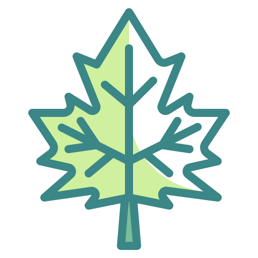 Maple leaf Wanicon Two Tone icon