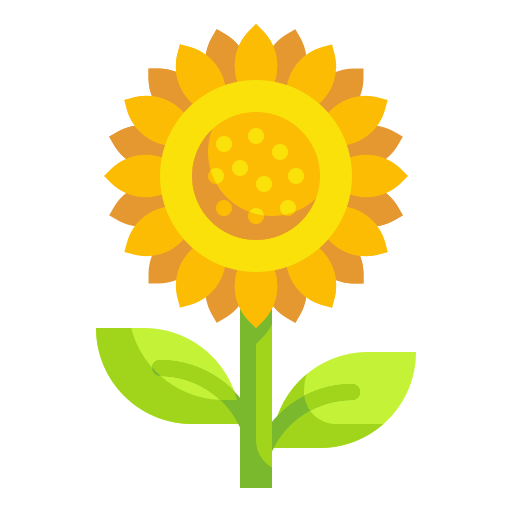 Sunflower Wanicon Flat icon