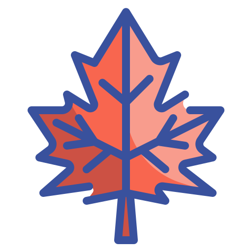 Maple leaf Wanicon Lineal Color icon