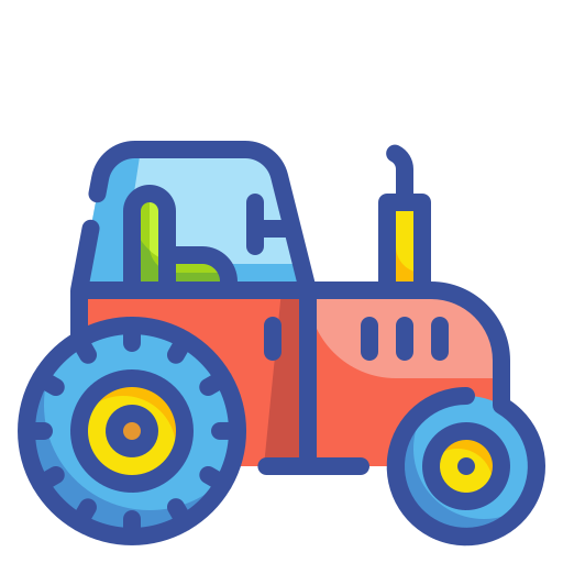 tractor Wanicon Lineal Color icono