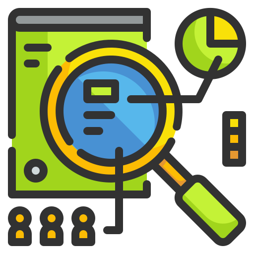 analytics Wanicon Lineal Color icon