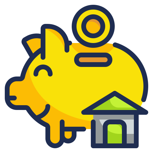 Piggy bank Wanicon Lineal Color icon