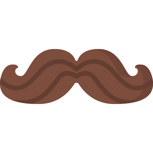 moustache Special Flat Icône