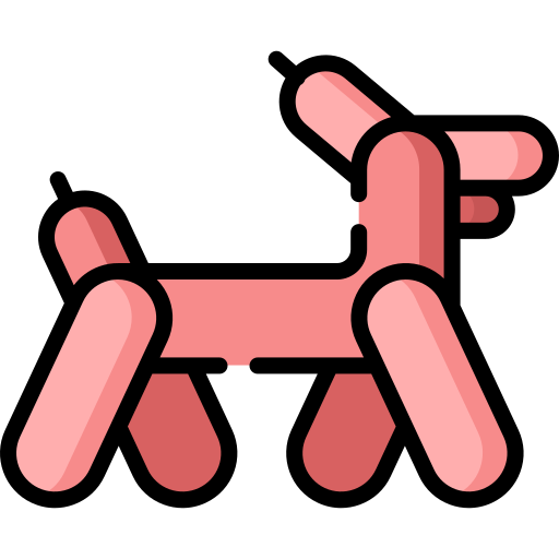 Balloon dog Special Lineal color icon