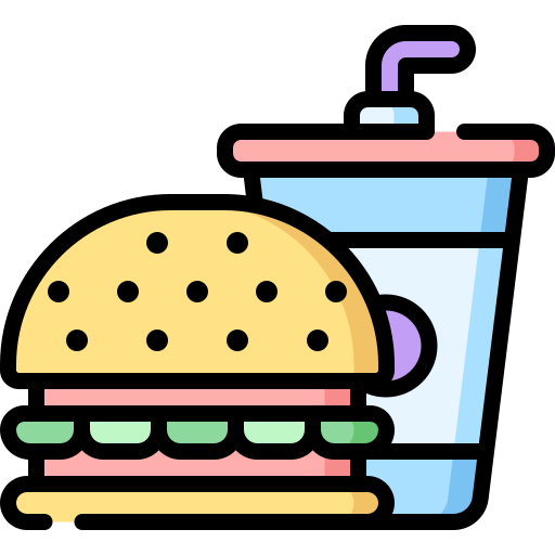 comida rápida Special Lineal color icono