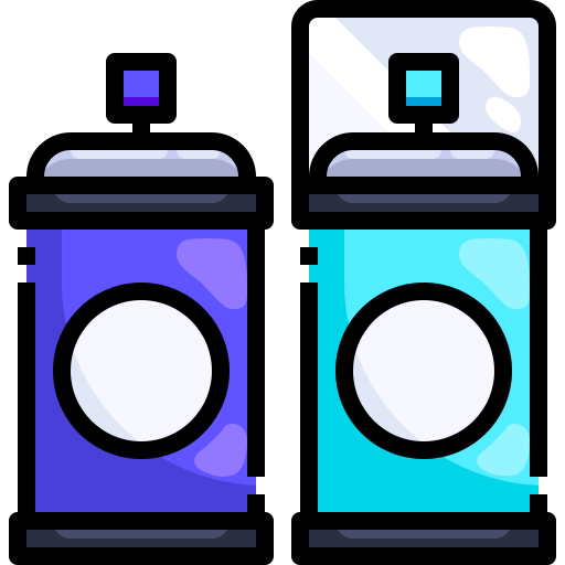 Spray Justicon Lineal Color icon