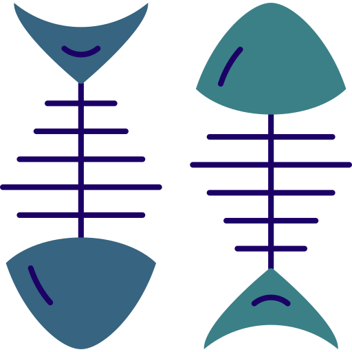 espinas de pescado Berkahicon Flat icono