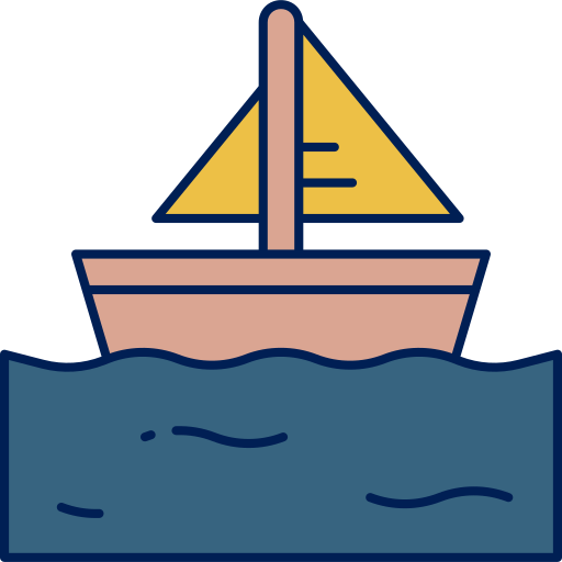 Boat Berkahicon Lineal Color icon