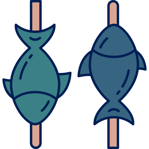 ryba Berkahicon Lineal Color ikona