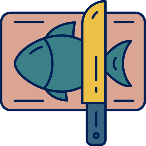 peixe Berkahicon Lineal Color Ícone
