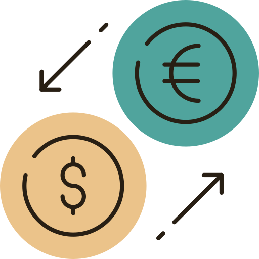 Money exchange Berkahicon Flat icon