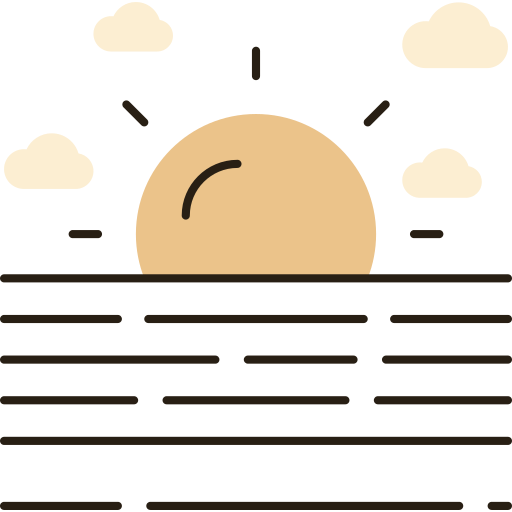 Sunset Berkahicon Flat icon
