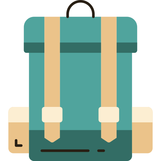 Backpack Berkahicon Flat icon