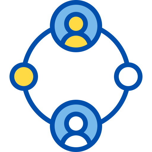 Teamwork Berkahicon Lineal Color icon