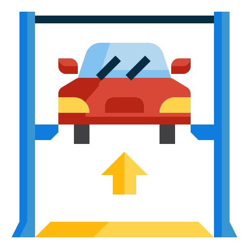 elevador de automóviles Generic Flat icono